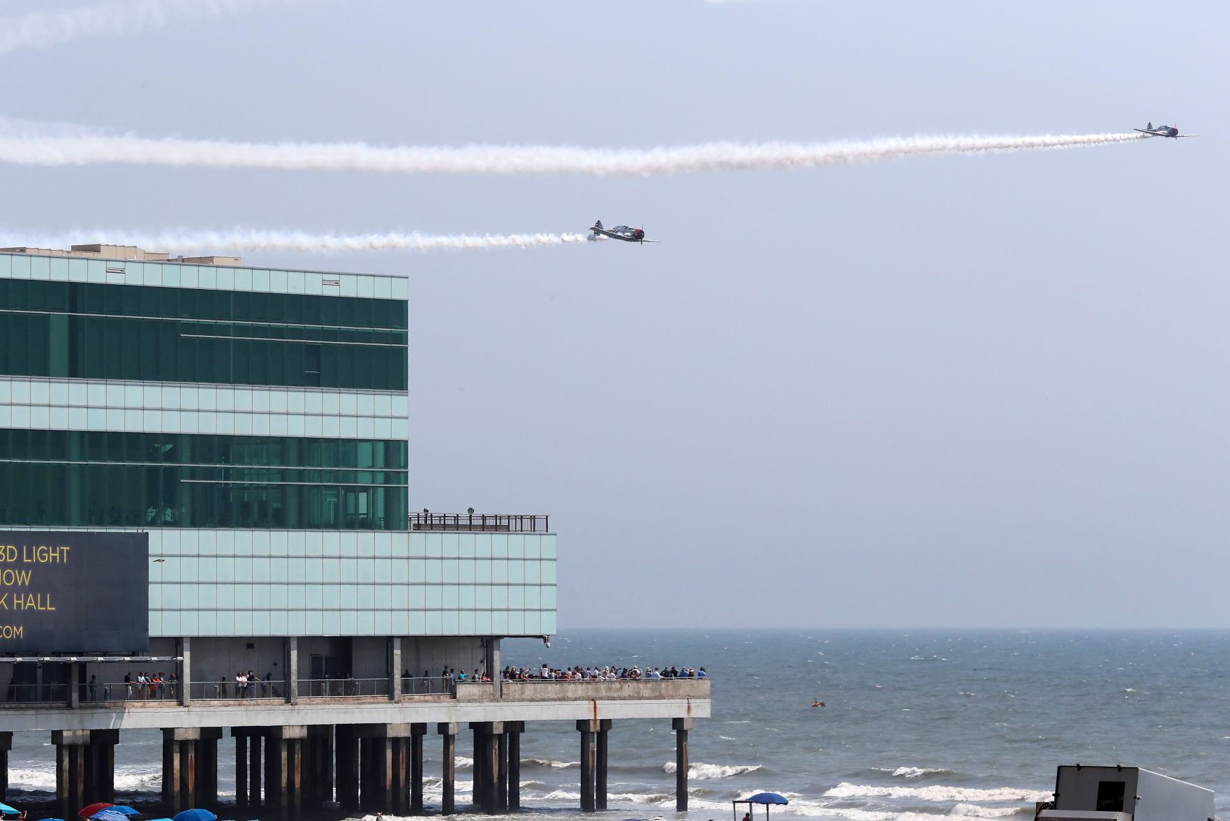 Planes practice before Airshow in AC